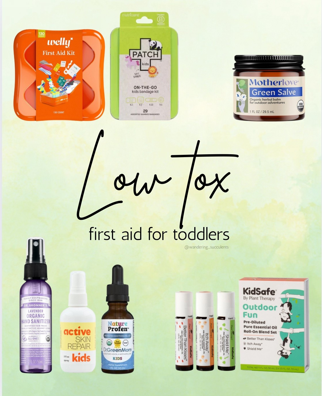 Low tox first aid for toddlers and kids 

#nontoxic #lowtoxkids #travelkids #toddler #ltktoddler #nontoxickids

#LTKBaby #LTKSummerEdit #LTKFamily