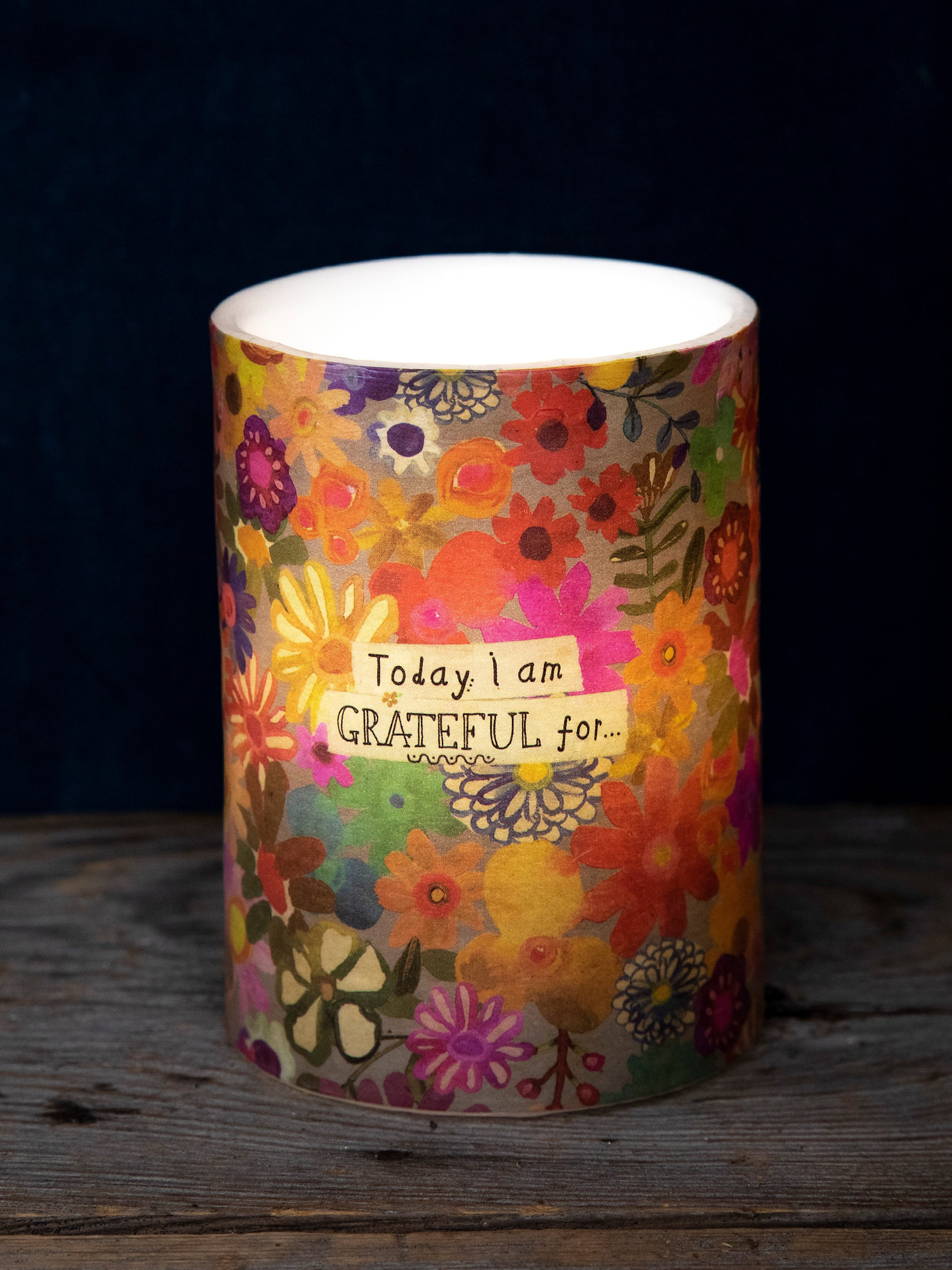 Flameless Candle - I Am Grateful | Natural Life