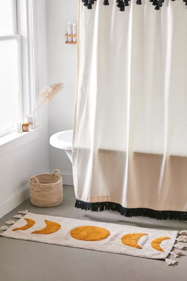 Moon Phase Runner Bath Mat | Urban Outfitters (US and RoW)