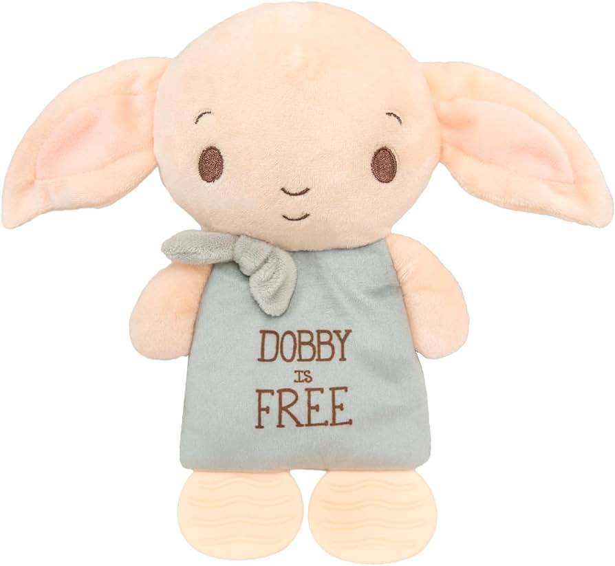 KIDS PREFERRED Harry Potter Dobby Teether Plush Toy Crinkle Cloth for Newborn Baby Boys and Girls... | Amazon (US)