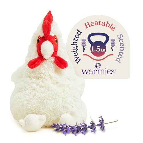 warmies Microwavable & Weighted Stuffed Animals, Chicken - Heated Stuffed Animal Plushie for Warmth & Comfort - Cute Soft Plush Toys for Adults & Children (Boys, Girls, Babies & Toddlers) | Amazon (US)