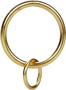 Loop Eyelet Curtain Ring for Drapery 1.7" Ring for Panel Pin Hooks,1.4”Inner Diameter,Fits Up t... | Amazon (US)