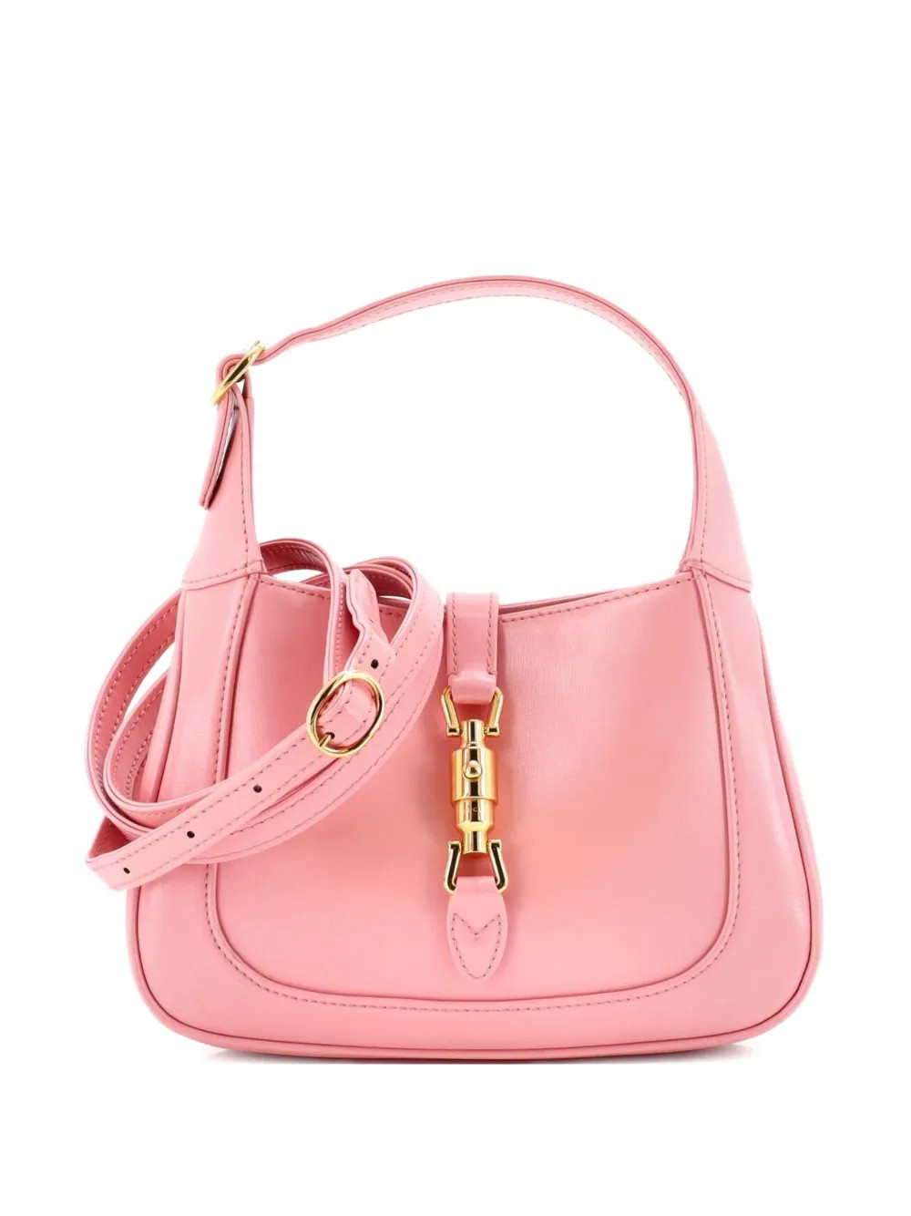 Gucci Pre-Owned Jackie 1961 Leather Mini hobo bag - Pink | Farfetch Global