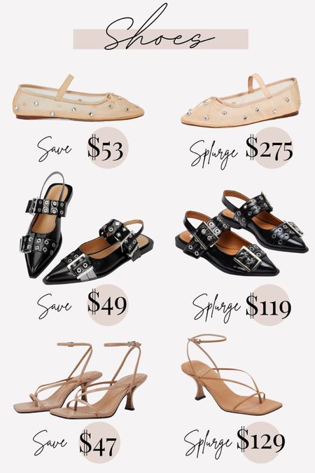 Save vs splurge shoes 

#LTKStyleTip #LTKShoeCrush #LTKSaleAlert