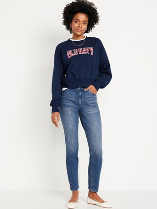 High-Waisted Wow Straight Jeans | Old Navy (US)