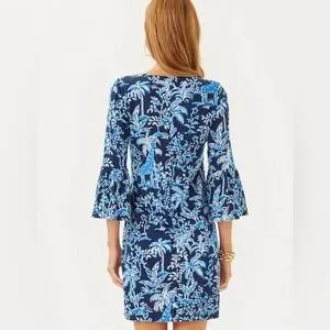 💙🩵LILLY PULITZER Rozaline Dress Color: 
Low Tide Navy Tall Tales Size Small | Poshmark