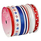 Morex Ribbon Sweet Petite Ribbon, 39-Yd, Patriotic, 6 Count | Amazon (US)