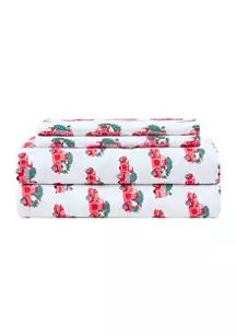 Christmas Wishes Truck and Dog 4-Piece Sheet Set | Belk