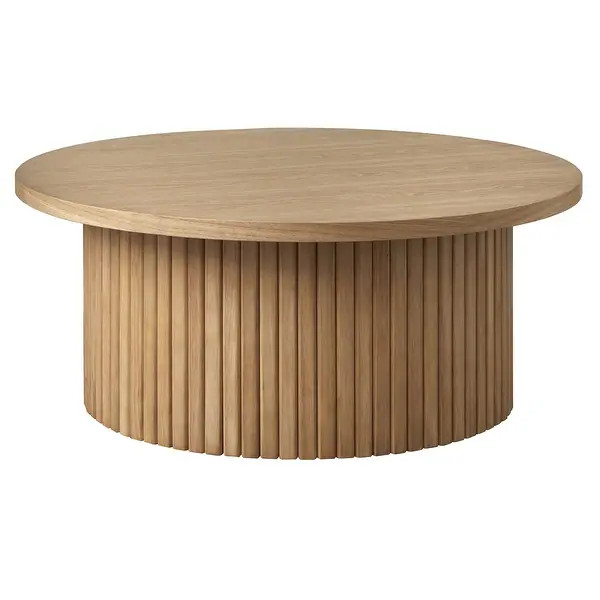 Lifestorey Kendrick Fluted Low Profile Coffee Table - Bed Bath & Beyond - 41544737 | Bed Bath & Beyond