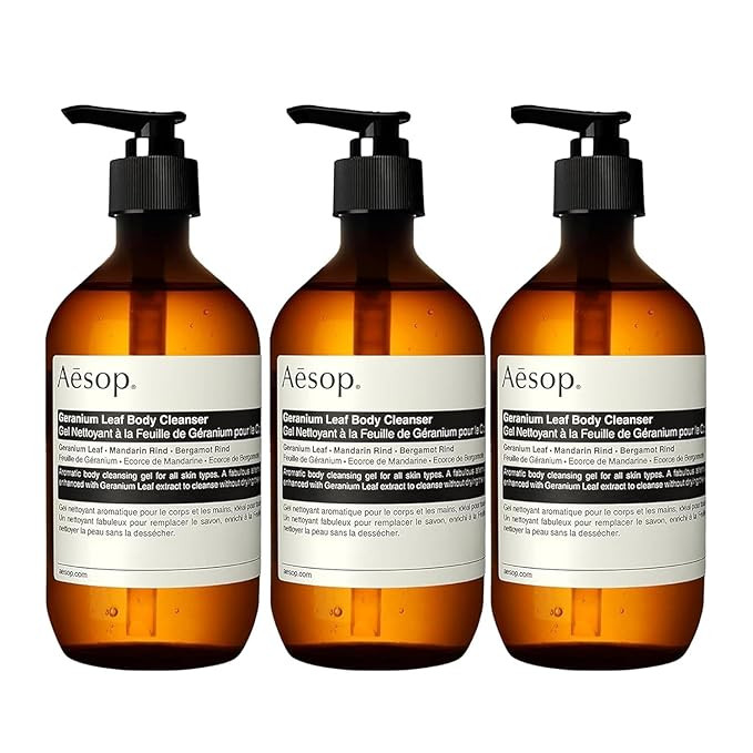 Aesop Geranium Leaf Body Cleanser | Non-drying Gentle Cleanser | Geranium Leaf, Mandarin Rind, Be... | Amazon (US)