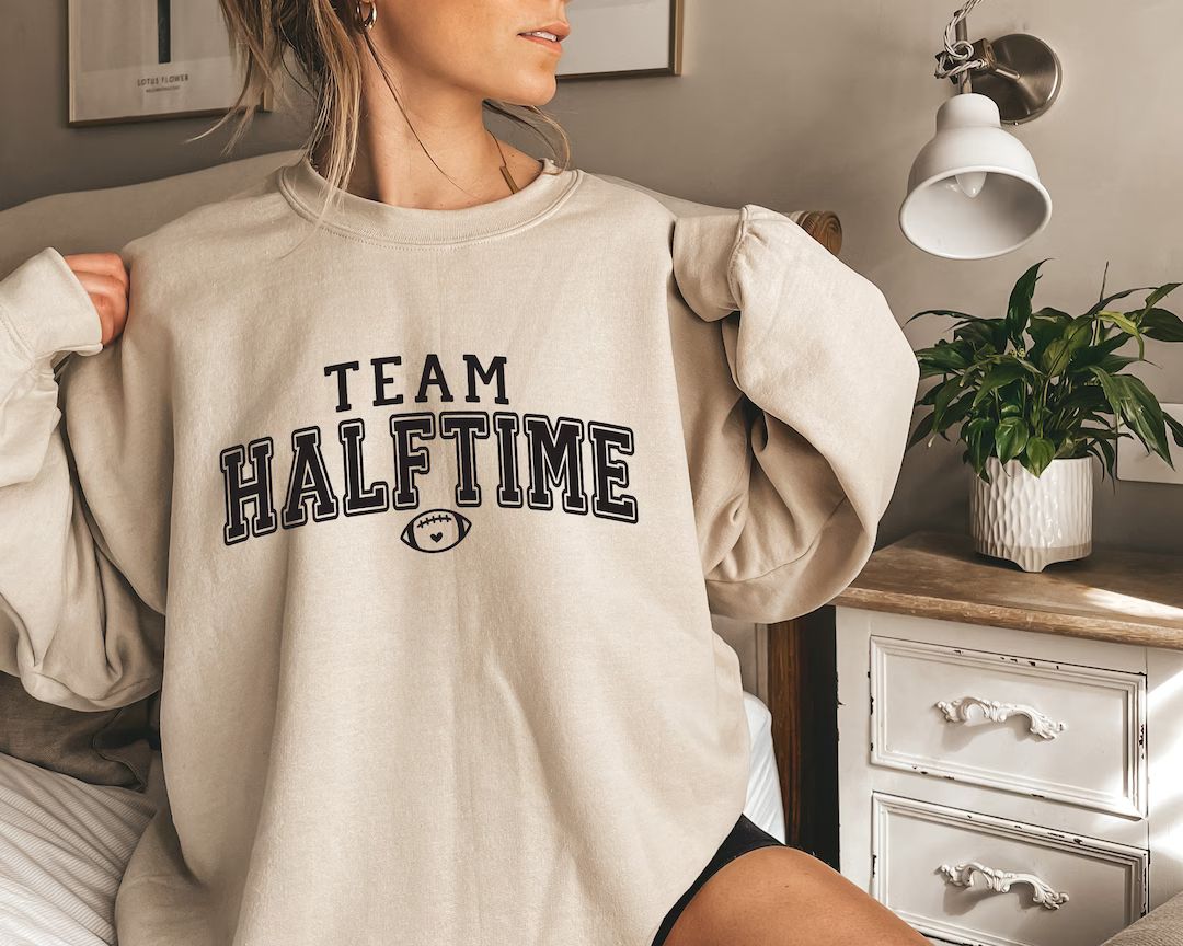 Team Halftime Shirt, Game Day Vibes, Football Shirt, Womens Football Shirt, Womens Football Tee, ... | Etsy (US)