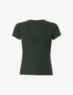 Ultimate slim-fit stretch-woven T-shirt | Selfridges