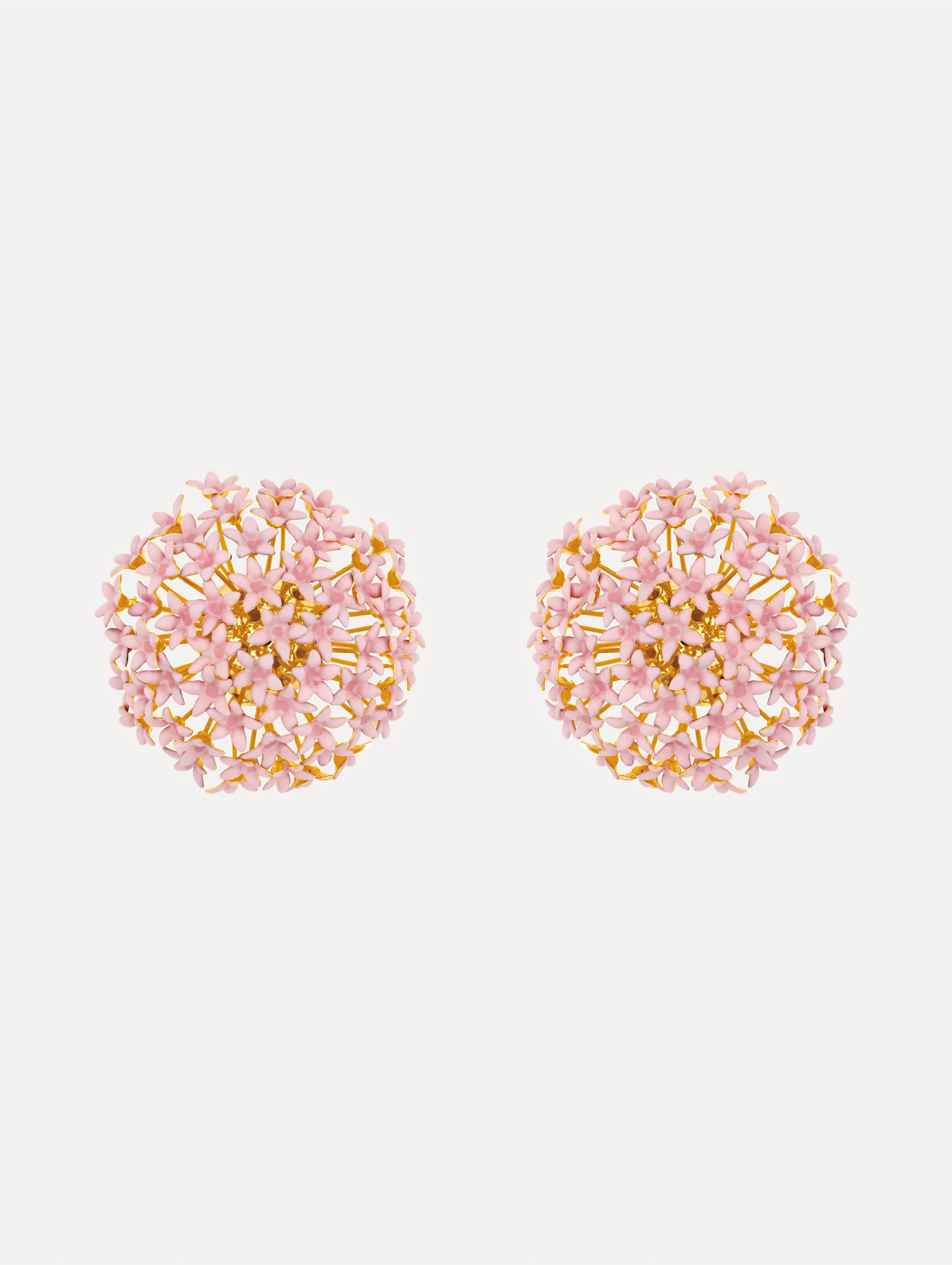 Large Allium Pompom Clip-On Earrings | Oscar de la Renta