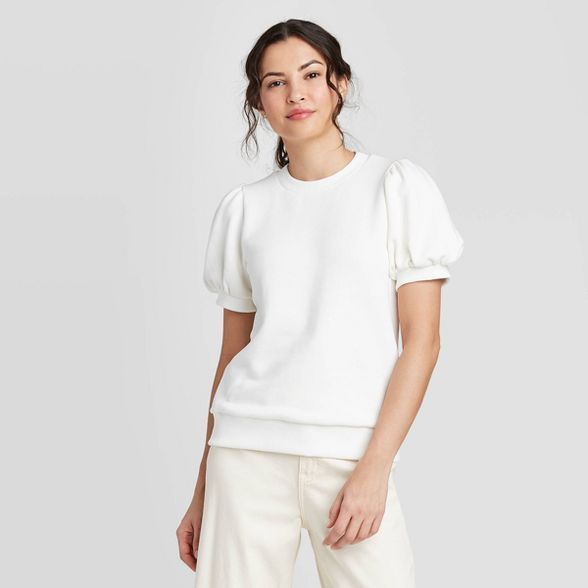 Women's Short Sleeve Sweatshirt - A New Day™ | Target