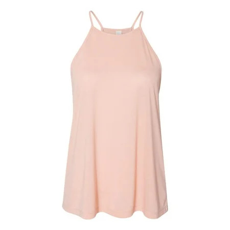BELLA + CANVAS - Women s Flowy High-Neck Tank - 8809 - Peach - Size: M | Walmart (US)