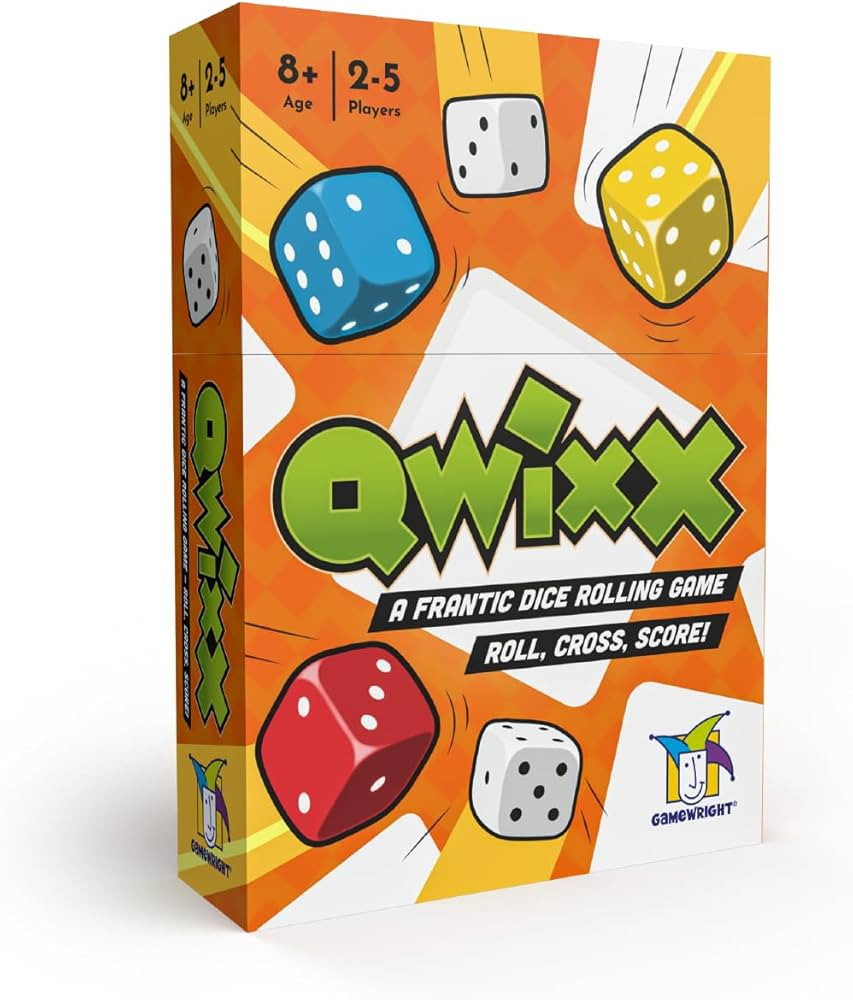 Qwixx: The frantic dice rolling game that everyone plays at once! For ages 8+ | Amazon (US)