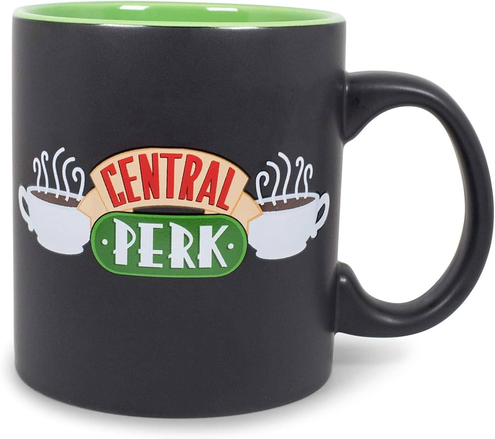 Friends Central Perk Doodle Logo Ceramic Mug | Large Coffee Cup For Espresso, Tea | Holds 20 Ounc... | Amazon (US)