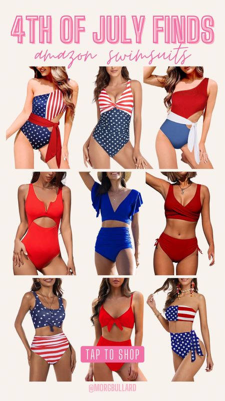 Fourth of July | 4th of July | Amazon Swimsuits | 4th of July Swimsuits | Swimwear | Swim 

#LTKswim #LTKtravel #LTKSeasonal