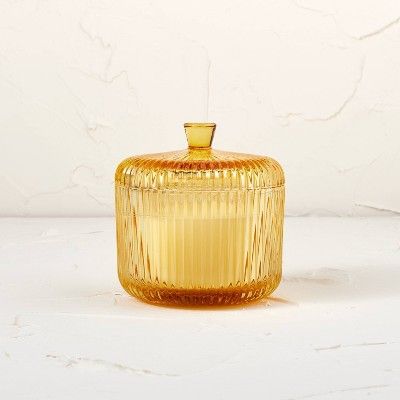 7oz Tangerine &#38; Turmeric Glass Trinket Box Gold Candle - Opalhouse&#8482; designed with Junga... | Target