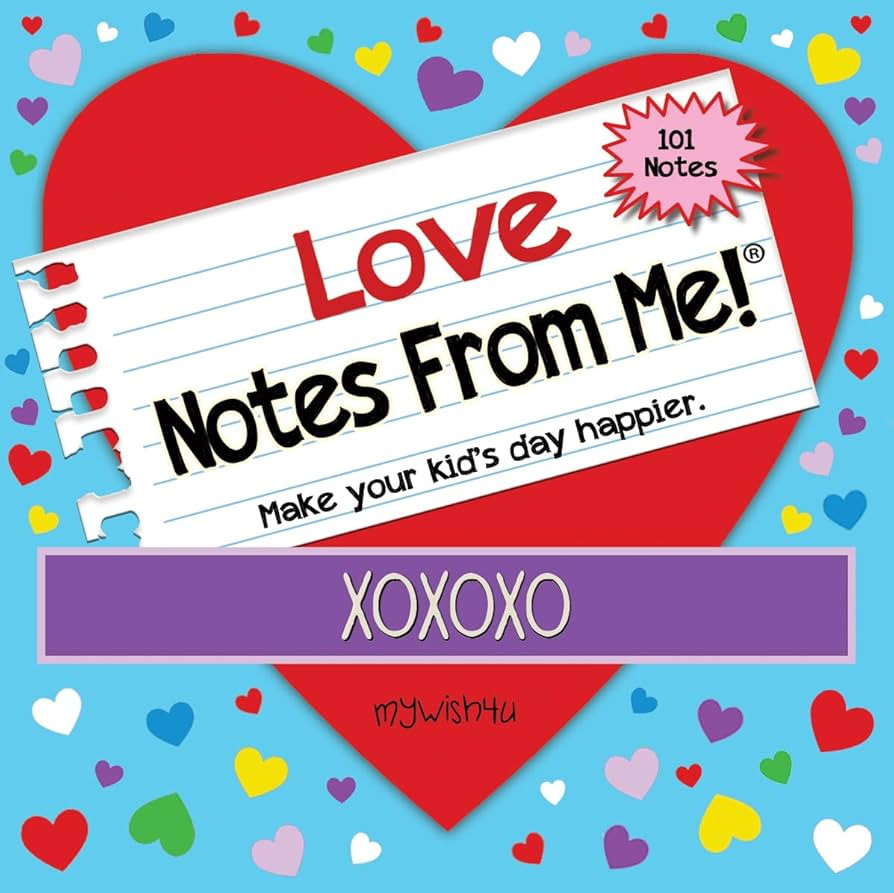 Love 101 Tear-Off Lunch Box Love Notes for Kids, Motivational, Thinking of You, Back to School Es... | Amazon (US)