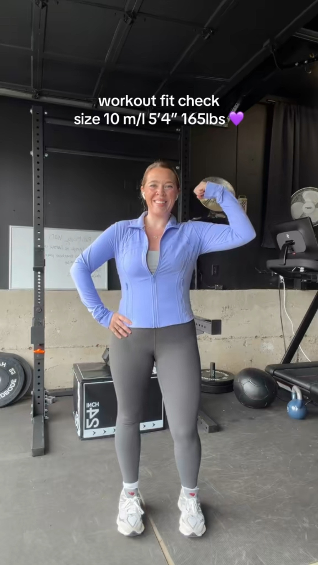 Midsize Gym Outfit 💜🩶 size 10 | M\L | 5’4” 

#LTKfitnessgoals #LTKMidsize #LTKActive