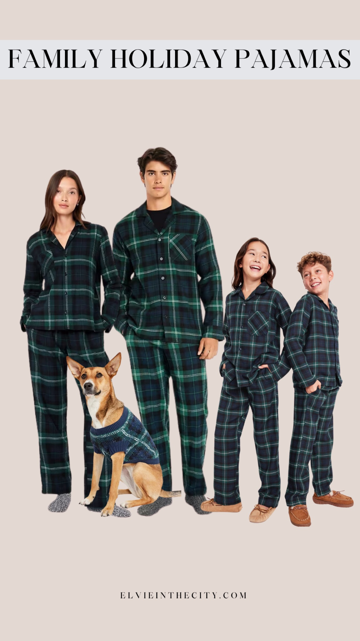 Holiday pajamas for the family at Old Navy! They have sizes for men, women, kids, babies, and even the dog!

Family pajamas, holiday pajamas, Christmas pajamas, fashion over 40

#LTKHoliday #LTKStyleTip #LTKFindsUnder50