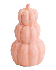 12.5in Terracotta Stacked Pumpkin Decor | Pillows & Decor | Marshalls | Marshalls