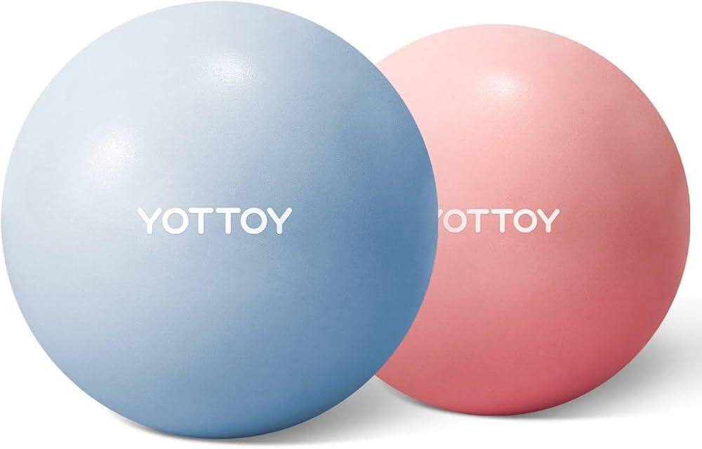YOTTOY Pilates Ball, 10-inch Exercise Ball with Anti-Burst Technology for Stability, Stability Ba... | Amazon (US)