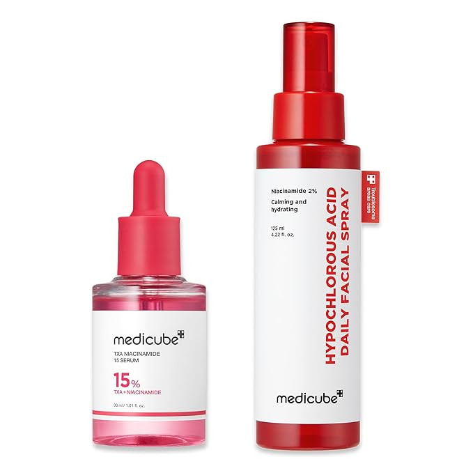 medicube Red Power Duo for After Spot Care Use: TXA+Niacinamide 15% Glow Facial Serum and Power S... | Amazon (US)