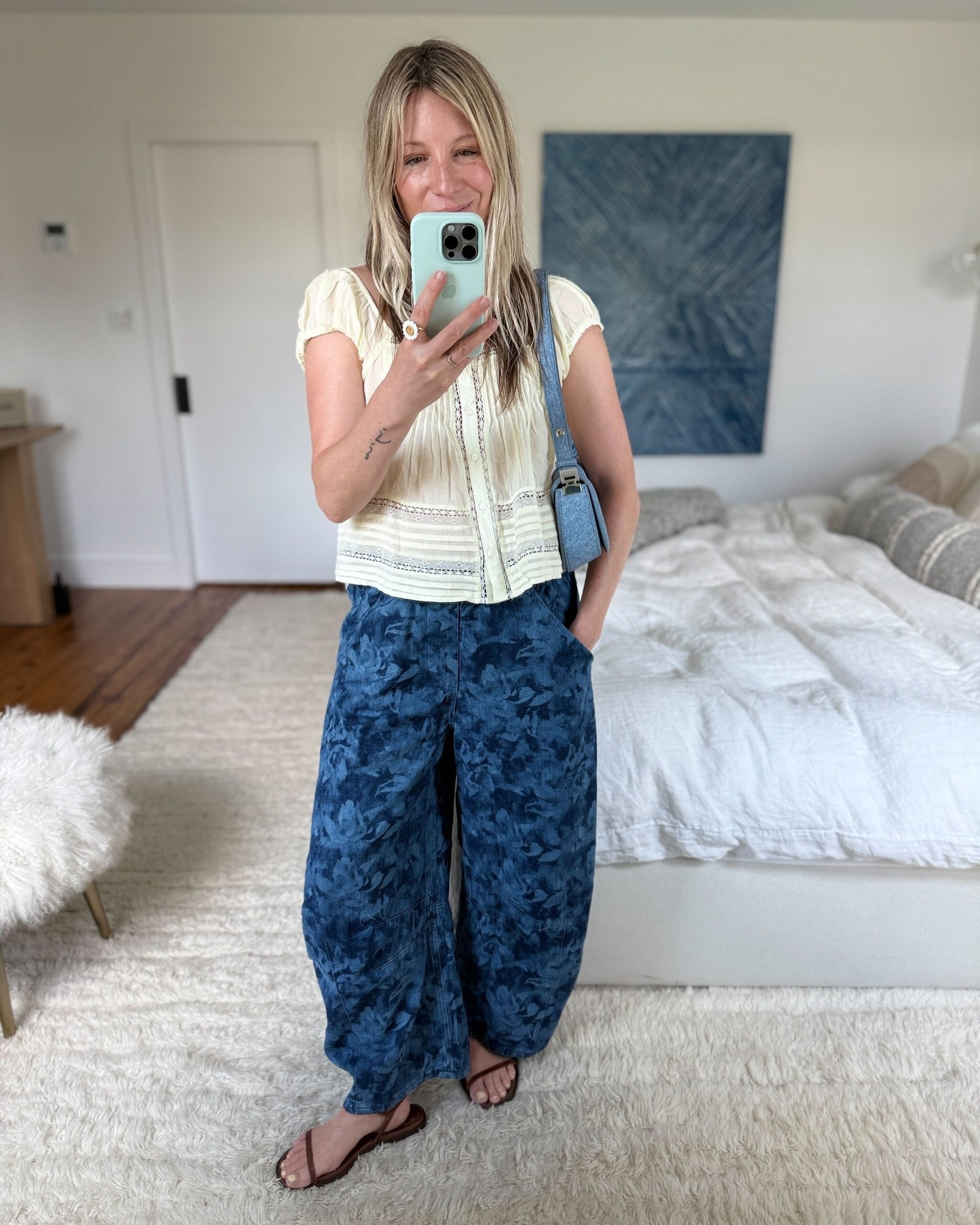 S loves them, Amy doesn't...they're definitely an oversized fit, but are so comfy + 50% off. The floral print is unique and different. What do you guys think??
