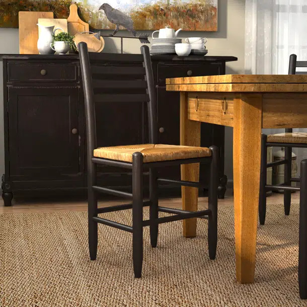 Yonkers Solid Wood Ladder Back Side Chair | Wayfair North America