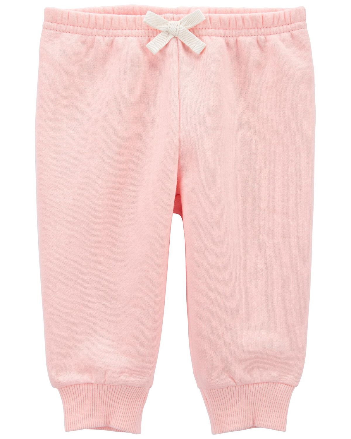 Pink Baby Fleece Joggers | carters.com | Carter's