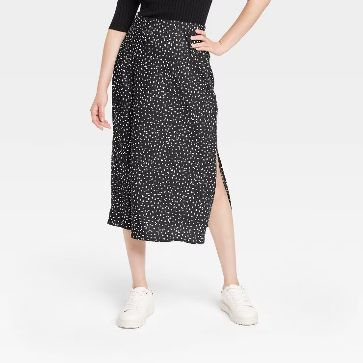 Women's Midi A-Line Slip Skirt - A New Day™ | Target