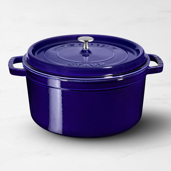 Staub Enameled Cast Iron Round Dutch Oven, 7-Qt. | Williams-Sonoma