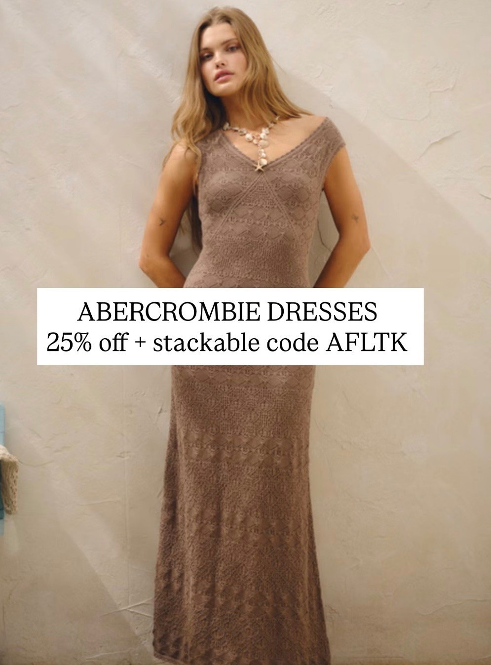 Abercrombie dresses 25% off + an extra discount with code AFLTK !

#LTKxAbercrombie #LTKootd #LTKgrwm