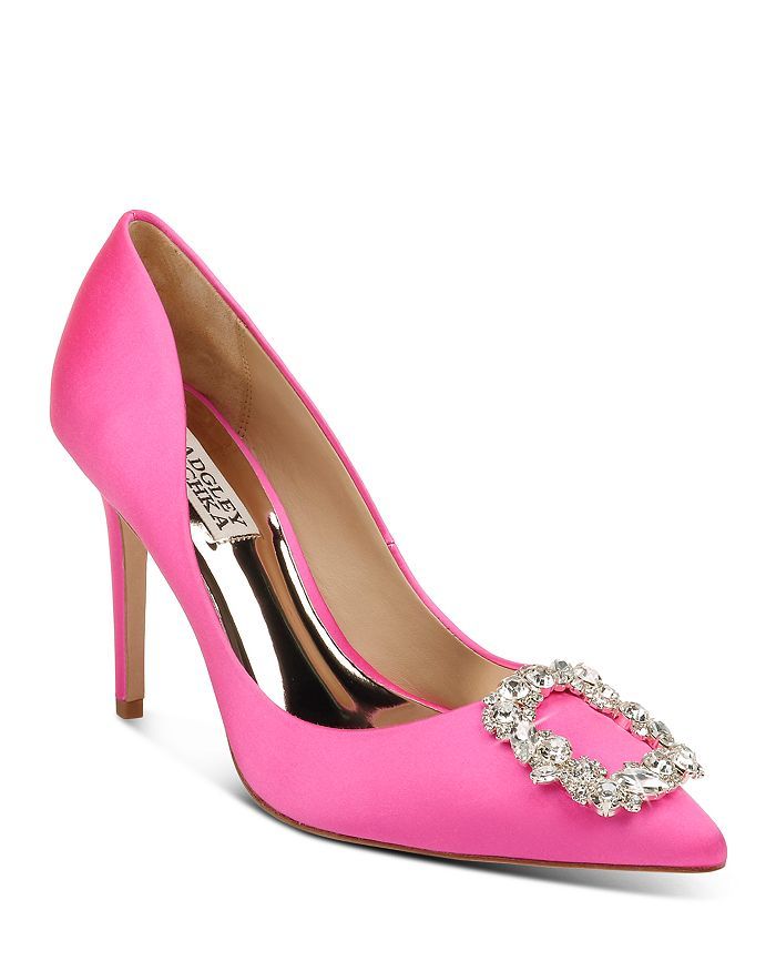 Badgley Mischka Women's Cher Crystal Buckle Pumps Shoes - Bloomingdale's | Bloomingdale's (US)