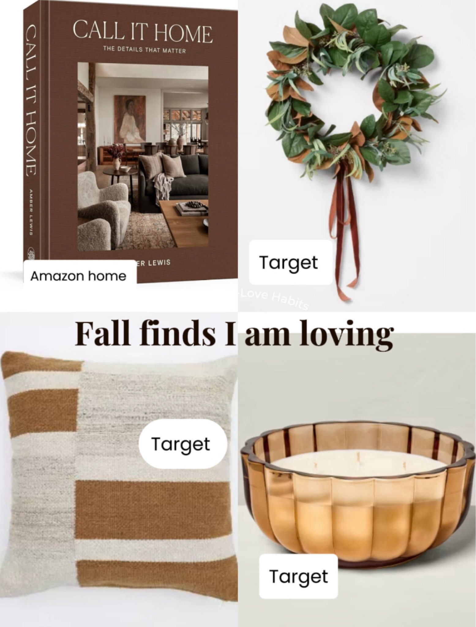 Four things I’m obsessed with this new fall 2024 season is Browns and golden neutral tones a tiny bit of orange. It would be a great piece for a home decor. A table book would be a great deal for a home decor also reef pillows and candles to make it more cozy in your home.



#LTKFallSale #LTKHome #LTKFamily