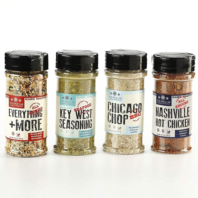 The Spice Lab Taste of America Spices and Seasonings Set - Ultimate Grilling Accessories Set - Gi... | Amazon (US)