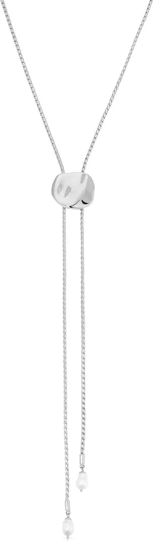 Liquit Luxe Faux Pearl Bolo Necklace | Nordstrom