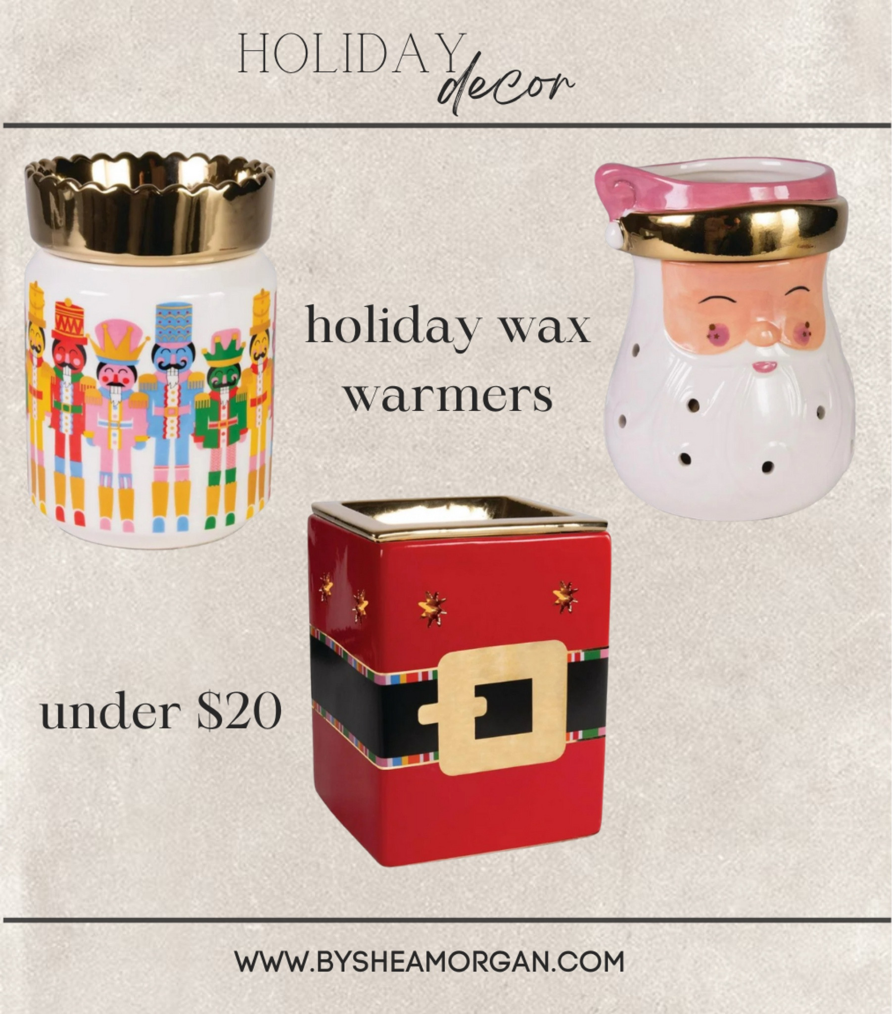 Holiday decor, Christmas wax warmers 

#LTKHoliday