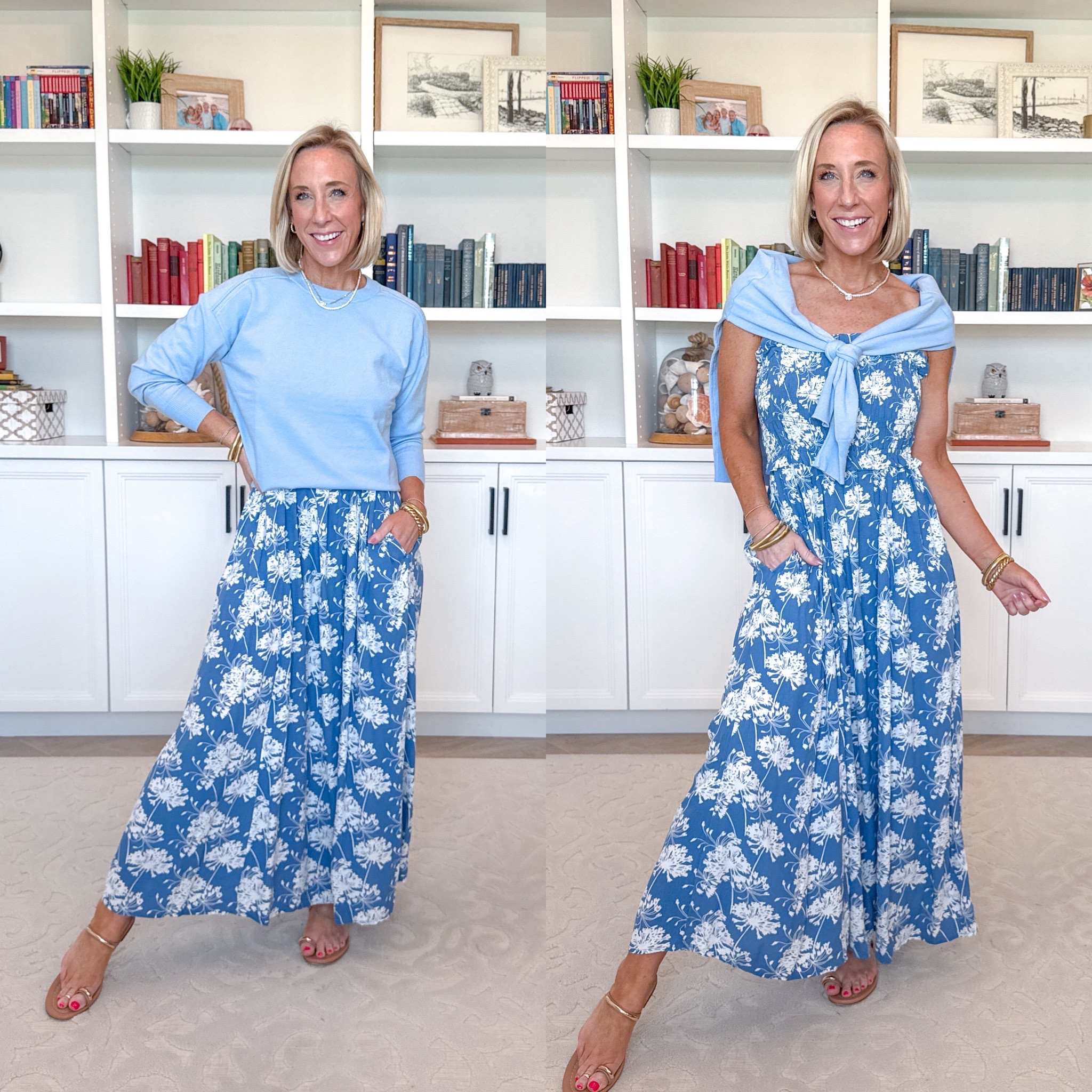 Walmart - finds under $20. Crewneck Sweater - size XS. $14.98. 5 colors. * Smocked Peplum Maxi Dress - size XS. $39. 2 colors. *

#LTKSeasonal#LTKOver40 

 