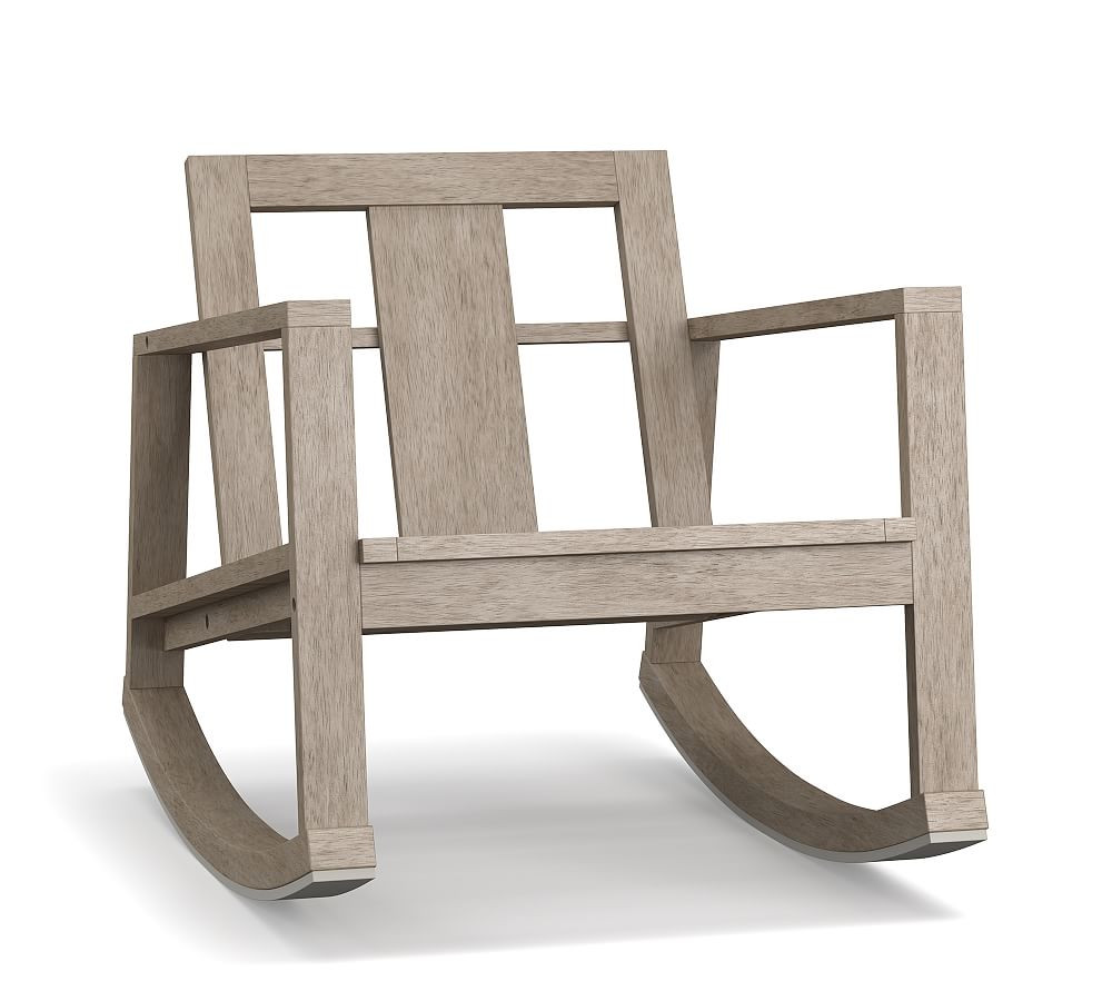 Indio Wood Rocking Lounge Chair Frame | Pottery Barn (US)