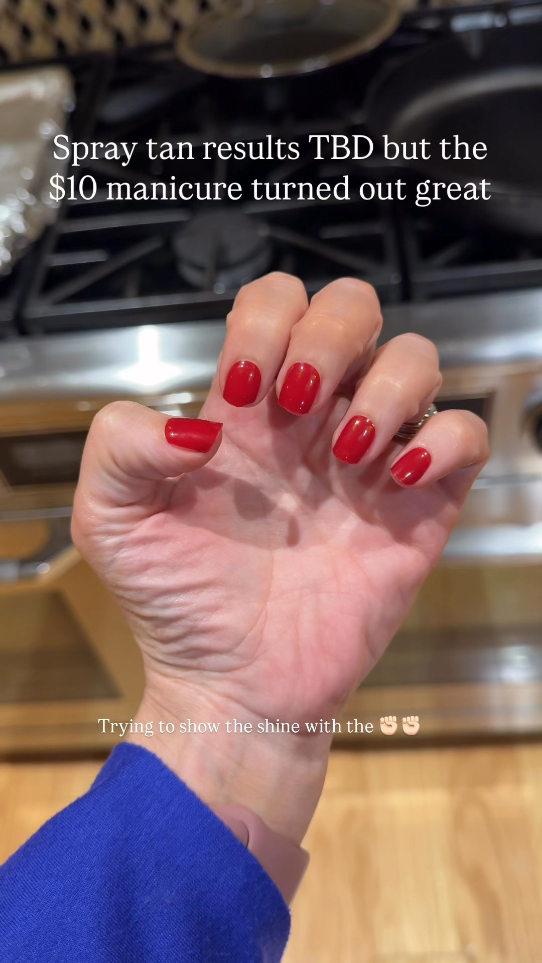 At home manicure
Gel nails
Red nails 

#LTKBeauty