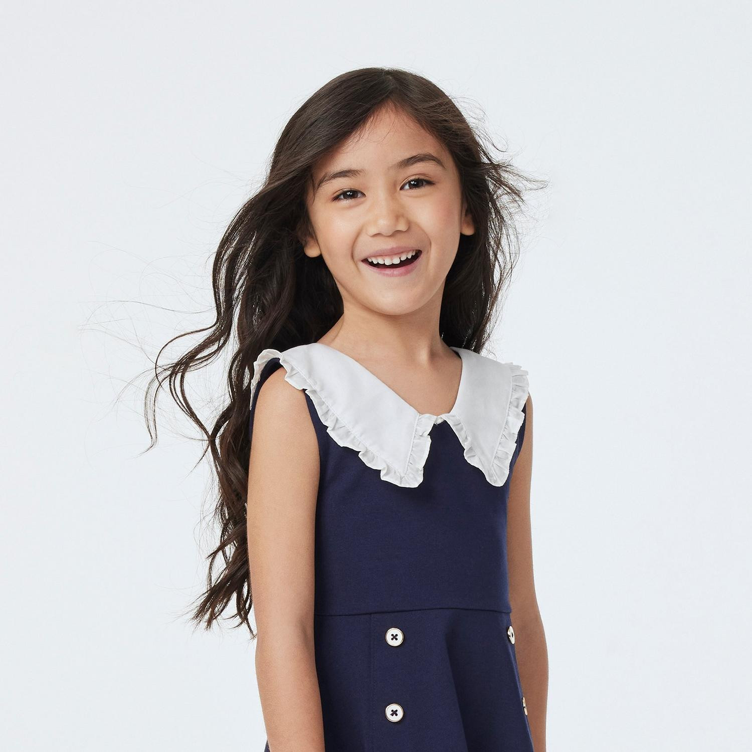Ruffle Collar Ponte Dress | Janie and Jack