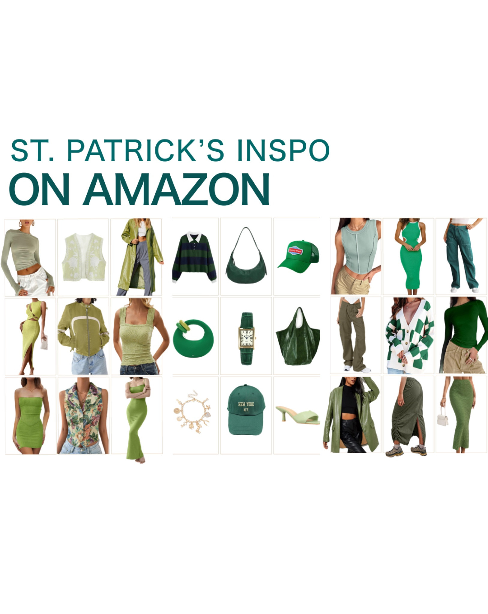 ALL ON AMAZON! 
27 ST. PATTY’S DAY ITEMS 

#LTKSeasonal #LTKSpringSale #LTKfindsunder100