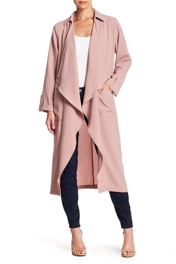 Drapey Open Trench Coat | Nordstrom Rack