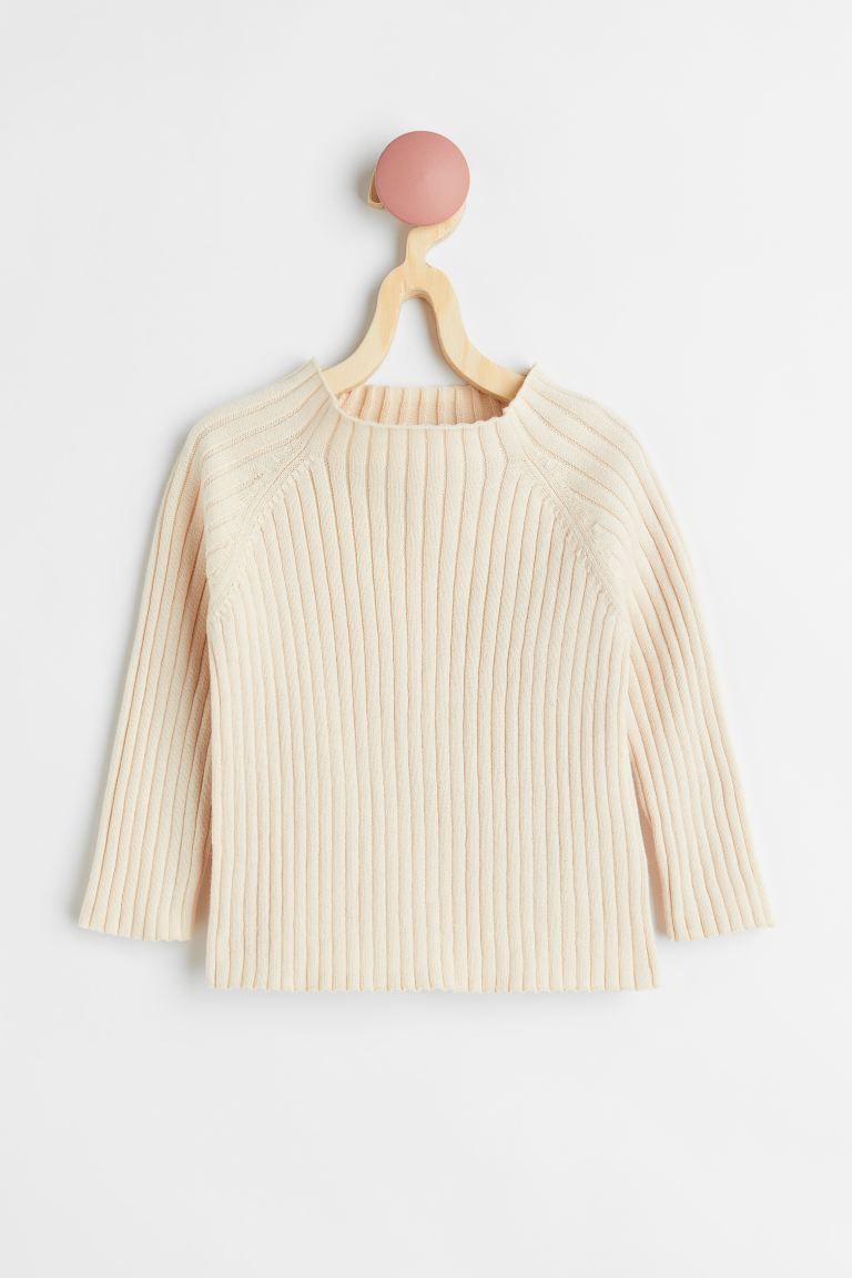 Ribbed Mock Turtleneck Sweater | H&M (US + CA)