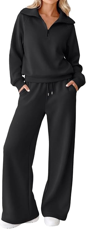 EFAN Womens Sweatsuits Modal Blend 2 Piece Matching Sets Comfy Lounge Wear | Premium Air Layer Sw... | Amazon (US)
