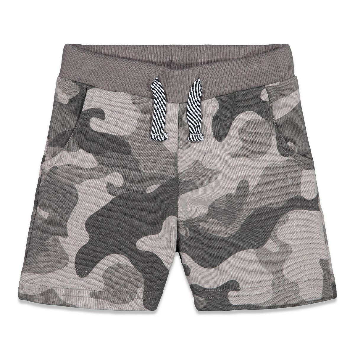 Andy & Evan  Kids Camo Print Short Grey, Size 8 | Target