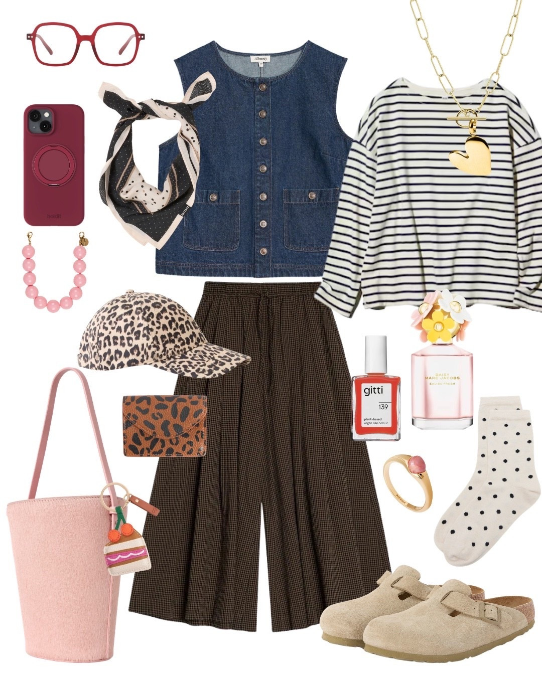 Lässige Hose in Kombi mit Streifenshirt und Jeansweste, mehr braucht man bei diesen Temperaturen nicht. 

#LTKdeutschland #LTKspring